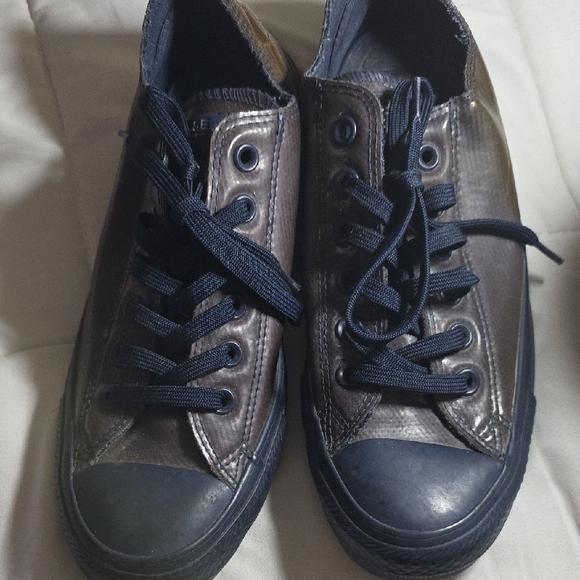 Converse All Star Unisex Chocolate Brown & Navy Sneakers M7/W9 - Picture 1 of 10